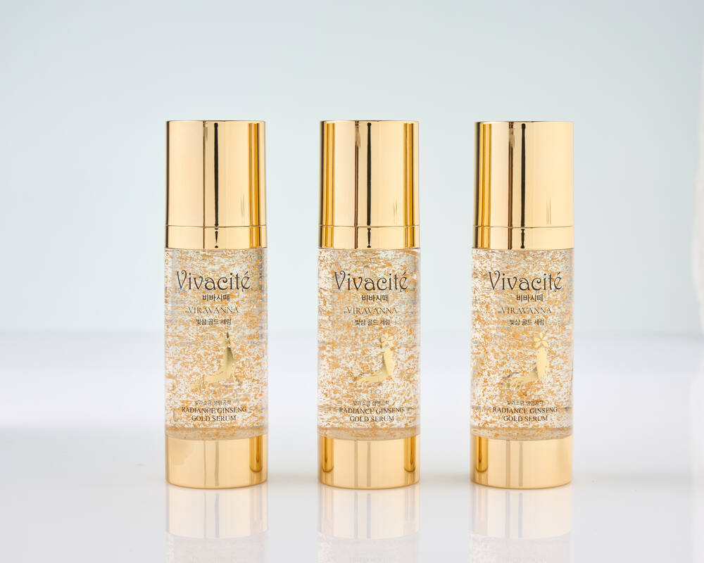Three bottles of Radiance Ginseng Gold Serum